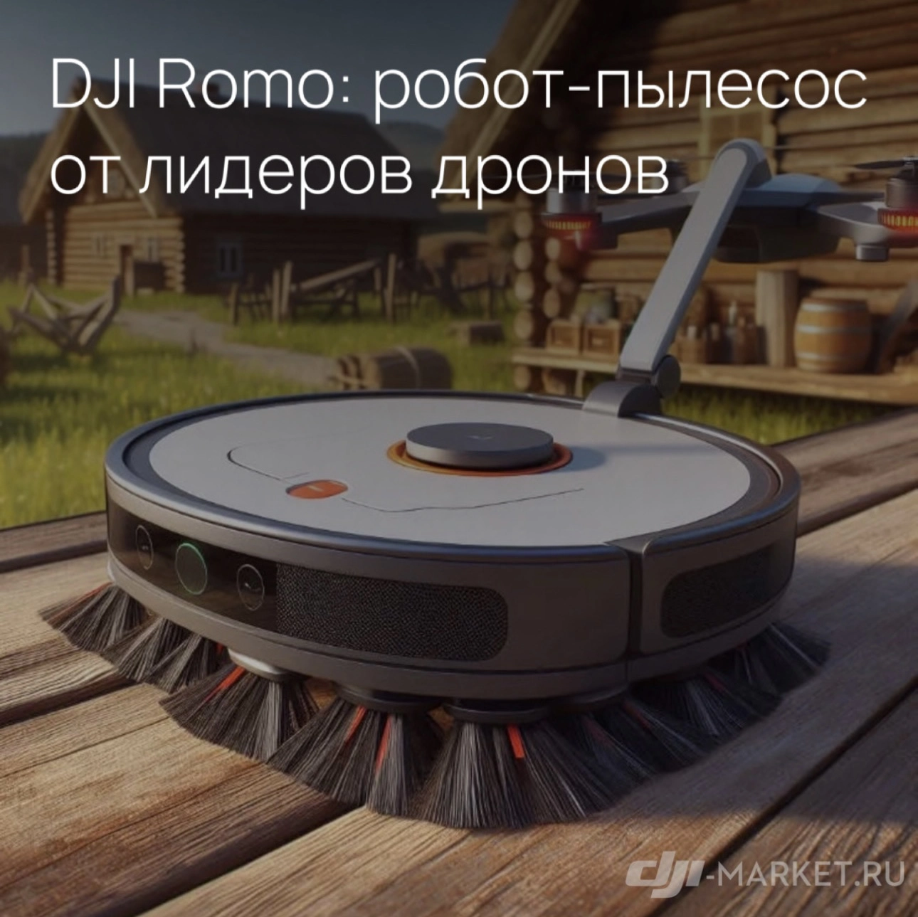 🤖🧹DJI Romo: робот-пылесос от лидеров дронов