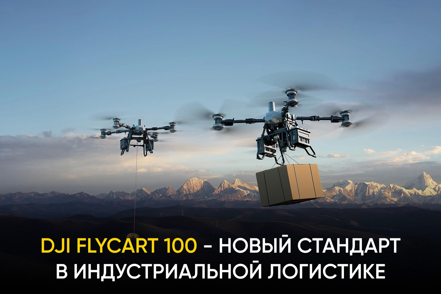 DJI FlyCart 100 — новый стандарт в индустриальной логистике