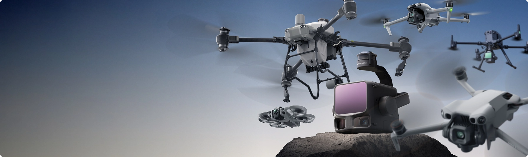 Экосистема профессиональной и потребительской техники DJI