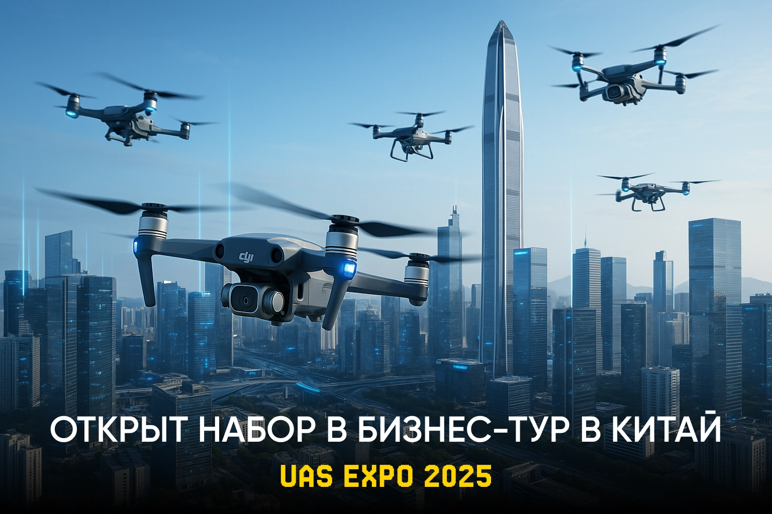 🚀 Открыт набор в бизнес-тур в Китай: UAS EXPO 2025